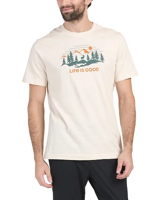 Deer Scenic Classic T-Shirt For Men