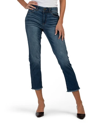 Ab Tech High Rise Slim Straight Jeans For Women