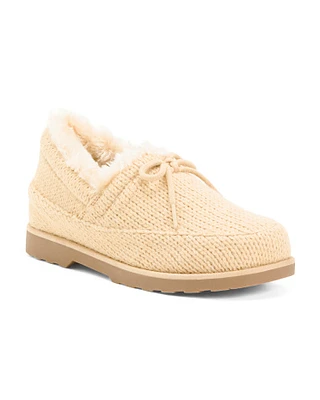 Lucrative Sweater Slip On Flats For Women