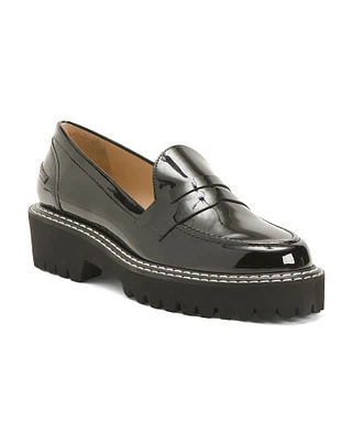 Patent Leather Loafers For Women