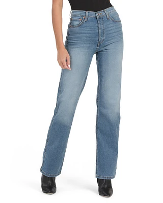 90S High Rise Loose Jeans For Women