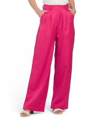 High Rise Wide Leg Trousers For Women