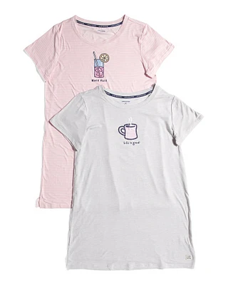 2Pc Nightshirts Set For Women