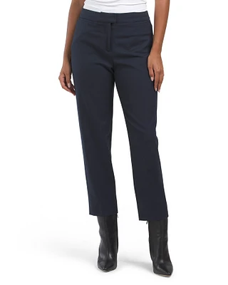 Virgin Wool Blend Pants For Women