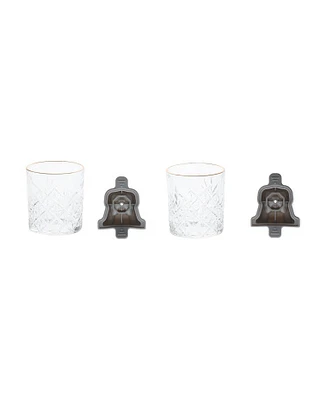 4Pc Whiskey Glass Gift Set For Men