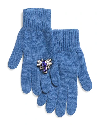 Wool Blend Bee Ring Gloves For Women