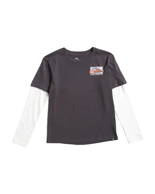 Retro Fade Twofer Top For Boy