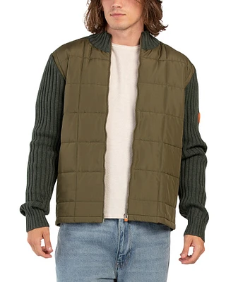 Ramberg Full Zip Quilted Sweater Jacket For Men