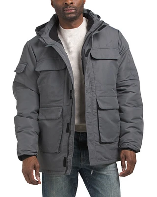 Waterproof Quilted Down Parka Jacket For Men