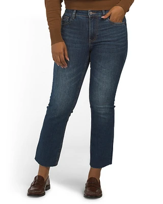 Fray Hem Denim Jeans For Women