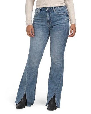 High Rise Flare Jeans For Women