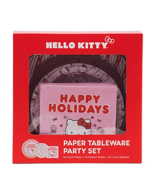 Candy Cane Paper Tableware Party Set