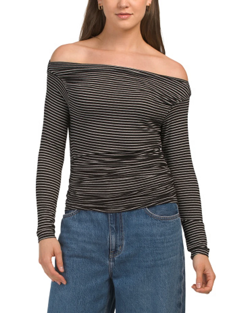 Off The Shoulder Knit Top For Women