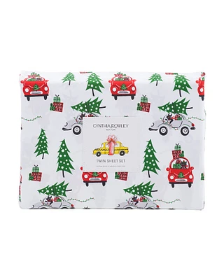 Holiday Travel Cats Sheet Set