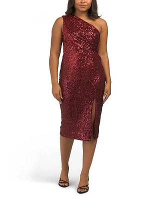 Palmer One Shoulder Sequin Dress For Women