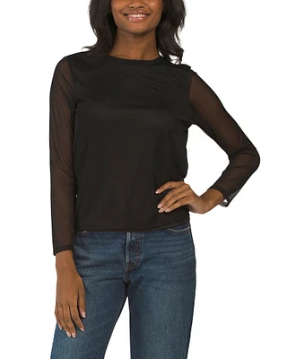 Mesh Knit Top For Women