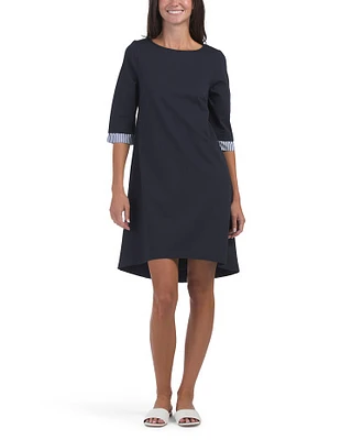 Ponte Knit Mini Dress For Women