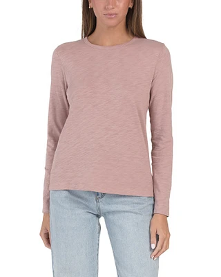 Long Sleeve Crew Neck Top For Women