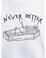 Never Better Embroidered Sweatshirt