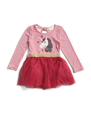 Toddler Girls Long Sleeve Tutu Dress