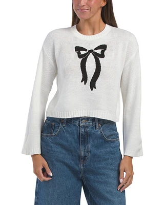 Long Sleeve Bow Sweater