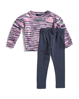 Toddler Girls Sweater And Leggings Set