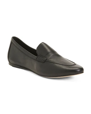 Leather Giuliana Slip On Loafers For Women