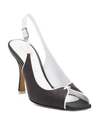 Lavinia Peep Toe Slingback Pumps For Women