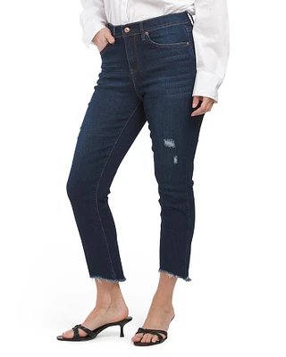 Soho High Rise Skinny Crop Jeans For Women