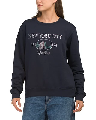 New York City Embroidered Sweatshirt