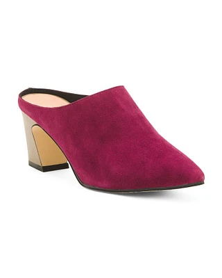 Suede Angle Mules For Women