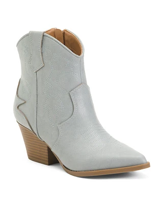 Adeleo Western Booties For Women