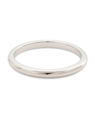 14K Gold Polished Bangle Bracelet For Women