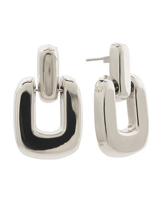 Sterling Silver Square Earrings