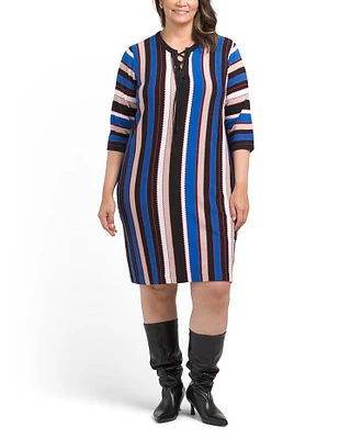 Plus Sweater Knit Dress For Women