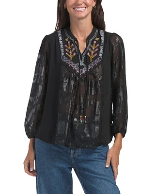 Embroidered Blouse For Women