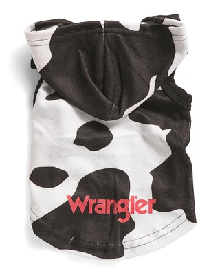 Pet Cow Print Polar Fleece Hoodie