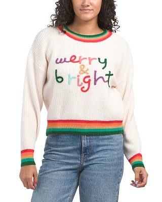 Merry And Bright Pullover Sweater