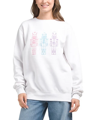 Embroidered Nutcracker Sweatshirt For Women