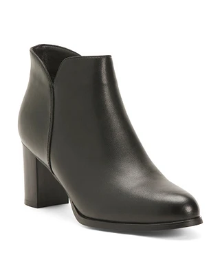 Waterproof Heeled Booties For Women