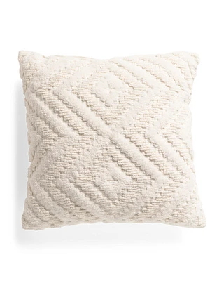 20X20 Woven Diamond Pillow