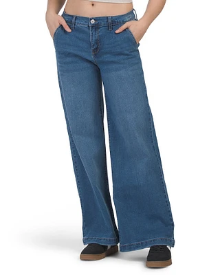 Palazzo Denim Jeans For Women