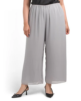 Plus Chiffon Pants For Women