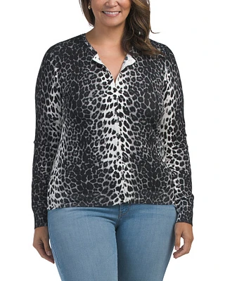 Animal Print Sweater