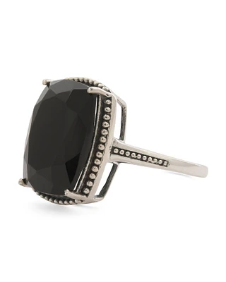 Sterling Silver Black Onyx Ring