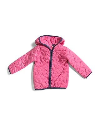 Toddler Girls Heart Quilted Jacket