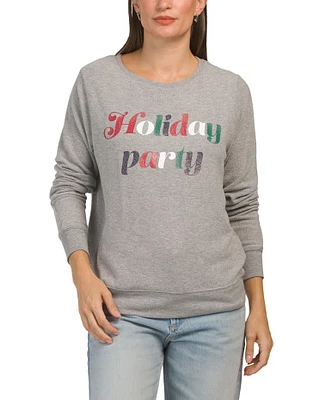 Holiday Party Sweatshirt For Women