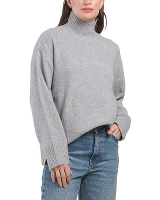 Mock Neck Pull Over Sweater