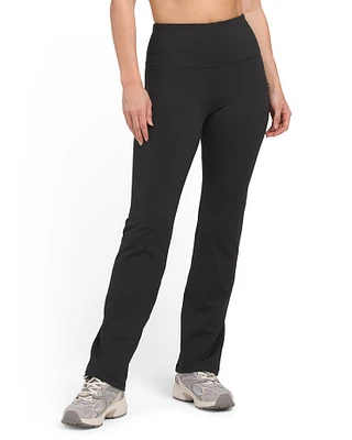 Lux Everyday Basic High Rise Straight Leg Pants