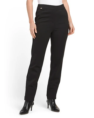 Premier Ponte Slim Leg Pants For Women